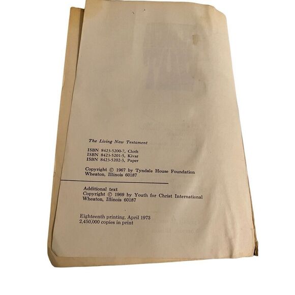 Reach Out The Living New Testament Paperback Book Illustrated Edition 1967 - Picture 8 of 11